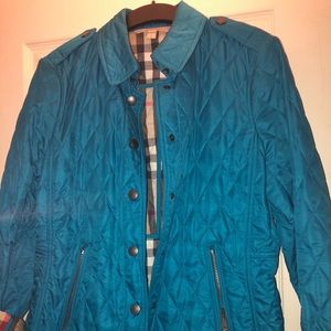 Authentic Burberry Brit Quilted Jacket Sz Large